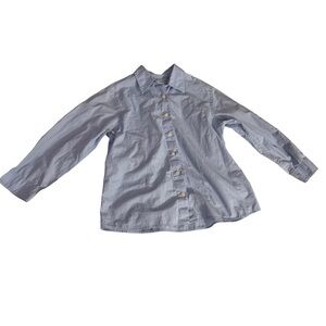 L.L. Bean Women’s button up with 3/4 sleeves. Light blue color. Size small.